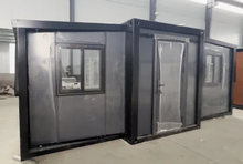 Casa móvil expandible prefabricada del envase de la película plástica del panel de bocadillo del chalet