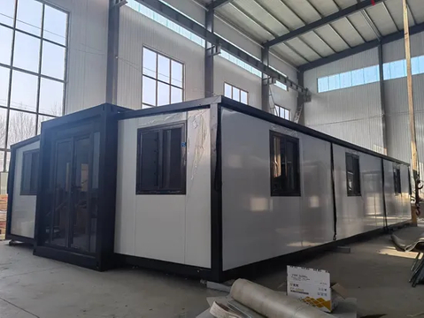 Casa extensible del envase de la veta los 20FT los 40FT plana prefabricada viva de la abuela