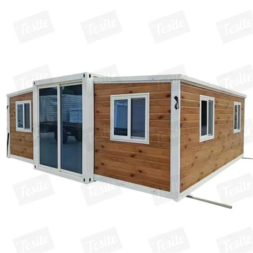 20FT/30FT/40FT Oficinas temporales personalizadas Tesite Casa contenedor plegable móvil expandible