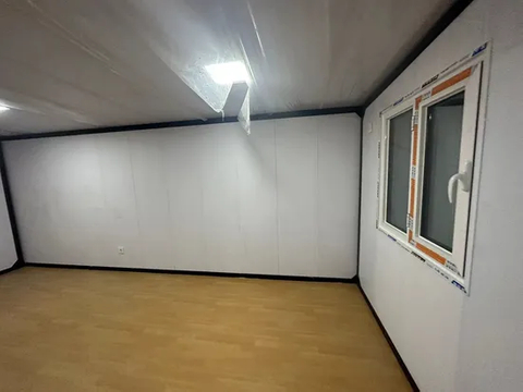 Casa contenedor prefabricada expandible móvil de embalaje de película plástica Tesite personalizada con ISO