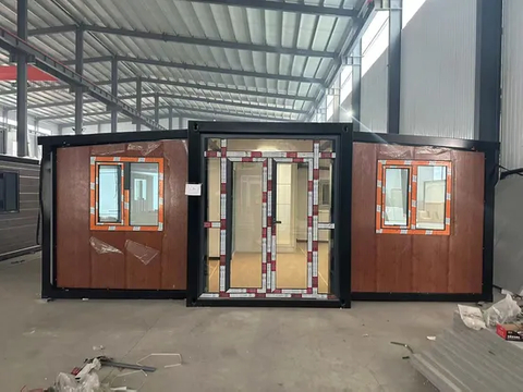 Casa expandible del envase del doblez prefabricado del empaquetado de la película plástica de Tesite del taller