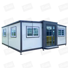 Oficina ampliable de empaquetado del hogar de cristal templado doble del envase de la película plástica de Warehouse