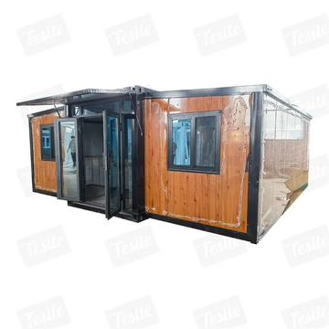 Casa prefabricada portátil del envase de Tesite del chalet del empaquetado de la película plástica ampliable