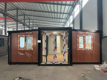 Casa contenedor móvil expandible móvil de embalaje de película plástica personalizada de 20 pies/30 pies/40 pies