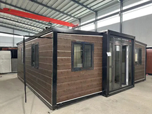 Casa de fabricación, embalaje de película plástica, contenedor plegable móvil móvil, oficina expandible con CE