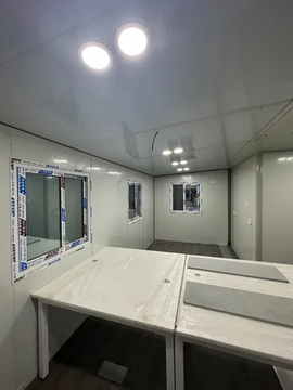 Casa prefabricada portátil del envase de Tesite del chalet del empaquetado de la película plástica ampliable