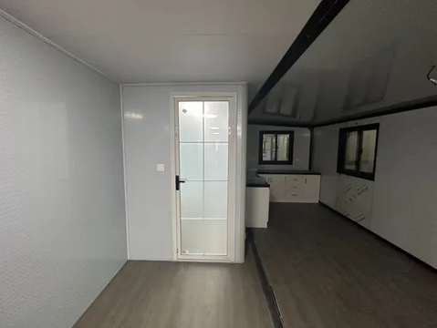 Oficina temporal Oficina prefabricada portátil Casa pequeña prefabricada Casa contenedor móvil expandible