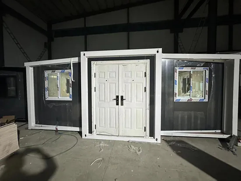 Casa prefabricada plegable del envase de la película plástica de Tesite de 75m m que empaqueta con ISO