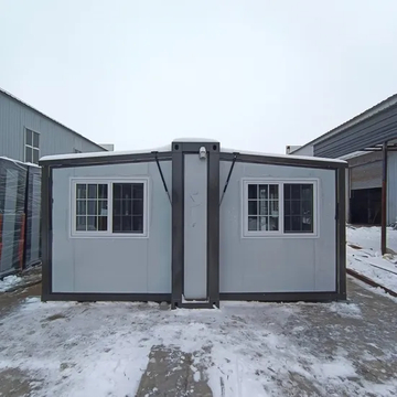 Casa contenedor expandible prefabricada portátil de contenedor de oficina móvil con CE