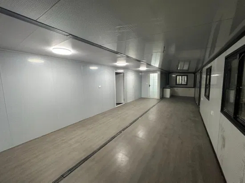 Casa contenedor de lujo expandible de embalaje de película plástica Tesite de taller de almacén
