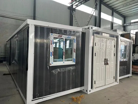 20FT/30FT/40FT Almacén personalizado Tesite Embalaje de película plástica Casa contenedor plegable para el hogar
