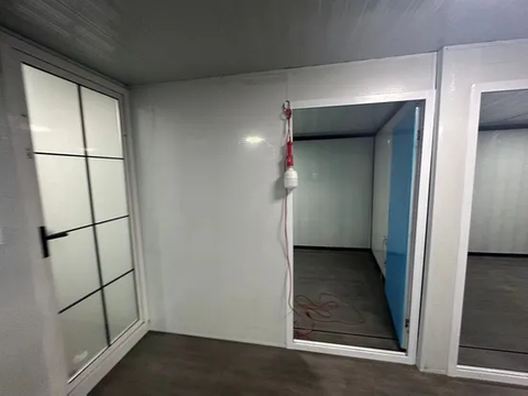 Casa prefabricada prefabricada modificada para requisitos particulares del envase de la película plástica de Tesite con CE