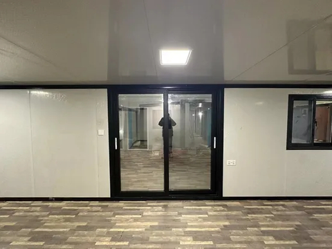 Impermeable, ignífugo. Dormitorios Tesite película plástica que empaqueta la casa prefabricada prefabricada del envase