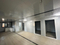 Casa de contenedor de lujo de embalaje de película plástica de Tesite de oficinas temporales de vidrio templado doble