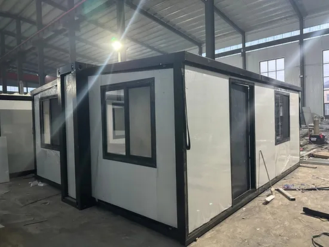 Casa prefabricada portátil del envase de empaquetado de la película plástica de Tesite del taller temporal de las oficinas