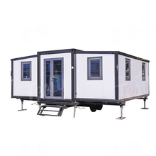 Casa móvil expandible prefabricada del envase de la película plástica aprobada CE del chalet