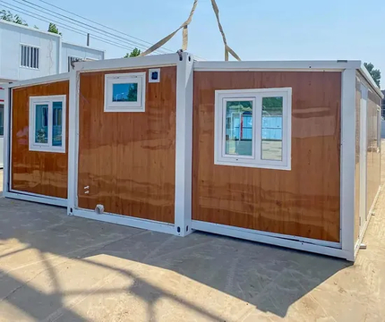 Casas pequeñas prefabricadas de lujo listas para enviar casa contenedor portátil expandible