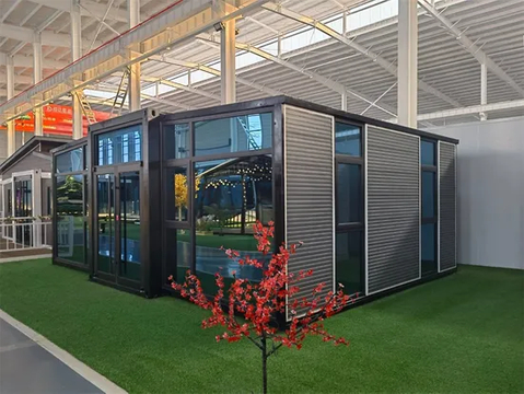 Orientación técnica en línea Dormitorios Tesite Casas de embalaje de película plástica Casa contenedor prefabricada