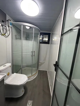 Taller Tesite embalaje de película plástica casa contenedor prefabricada móvil expandible con CE