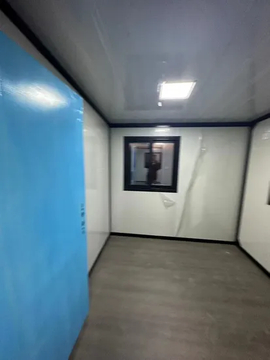 Casa prefabricada del envase de la estructura rápida del empaquetado de la película plástica de Tesite de los dormitorios de 75m m