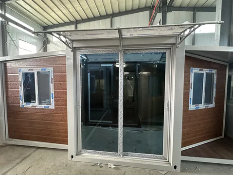 Dormitorios con aprobación CE, embalaje de película plástica Tesite, casas móviles, casa contenedor prefabricada