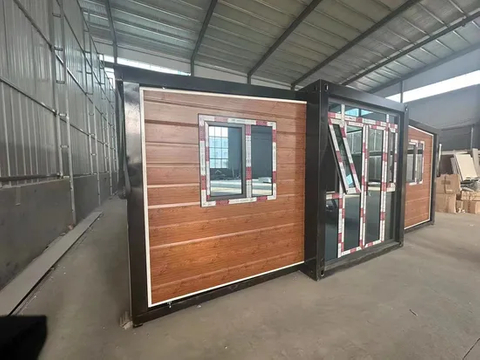 Casa expandible del envase del doblez prefabricado del empaquetado de la película plástica de Tesite del taller